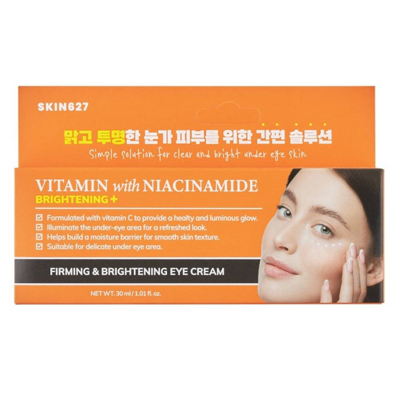 SKIN627 Vitamin With Niacinamide rozjaśniający krem pod oczy 30ml