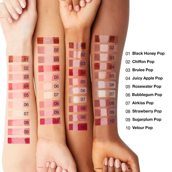 Estée Lauder Pop Plush Creamy Lip Gloss kremowy błyszczyk do ust 01 Black Honey Pop 3.4ml