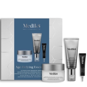 Medik8 Age-Defying Essentials - Zestaw Mistrzowie Regeneracji Skóry - Advanced Pro Collagen+ 50ml + Crystal Retinal 6 30ml + Liquid Peptides Advanced 4ml