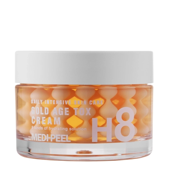 Medi-Peel Gold Age Tox Cream Przeciwzmarszczkowy Krem Kapsułkowy z Ekstraktem ze Złotego Jedwabnika 50ml