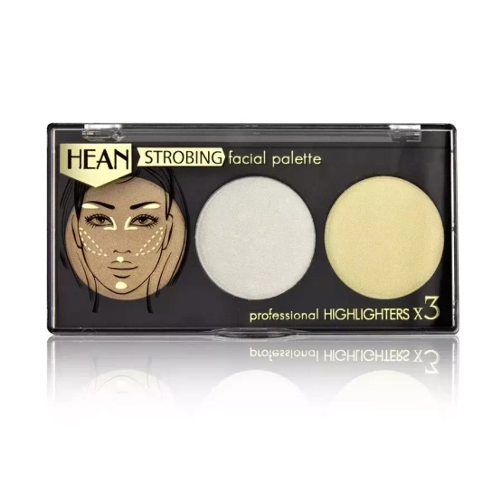 Hean STROBING Facial Palette Paleta rozświetlaczy