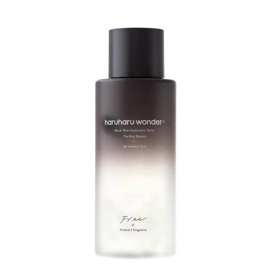Haruharu Wonder Black Rice Hyaluronic Toner Free of Alcohol & Fragrance Hialuronowy tonik z ekstraktem z czarnego ryżu do cery wrażliwej 300ml