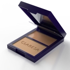 Claresa DUO PALETTE CREAMY & PRESSED - BRONZER, Kremowo-pudrowa paleta do konturowania - bronzer 01 More Sculpted 9,5 g