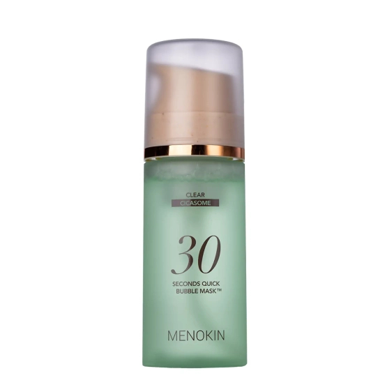 MENOKIN 30 Seconds Quick Bubble Mask Clear - Kojąca Maska do Twarzy w Piance z niacynamidem i CICA 95ml