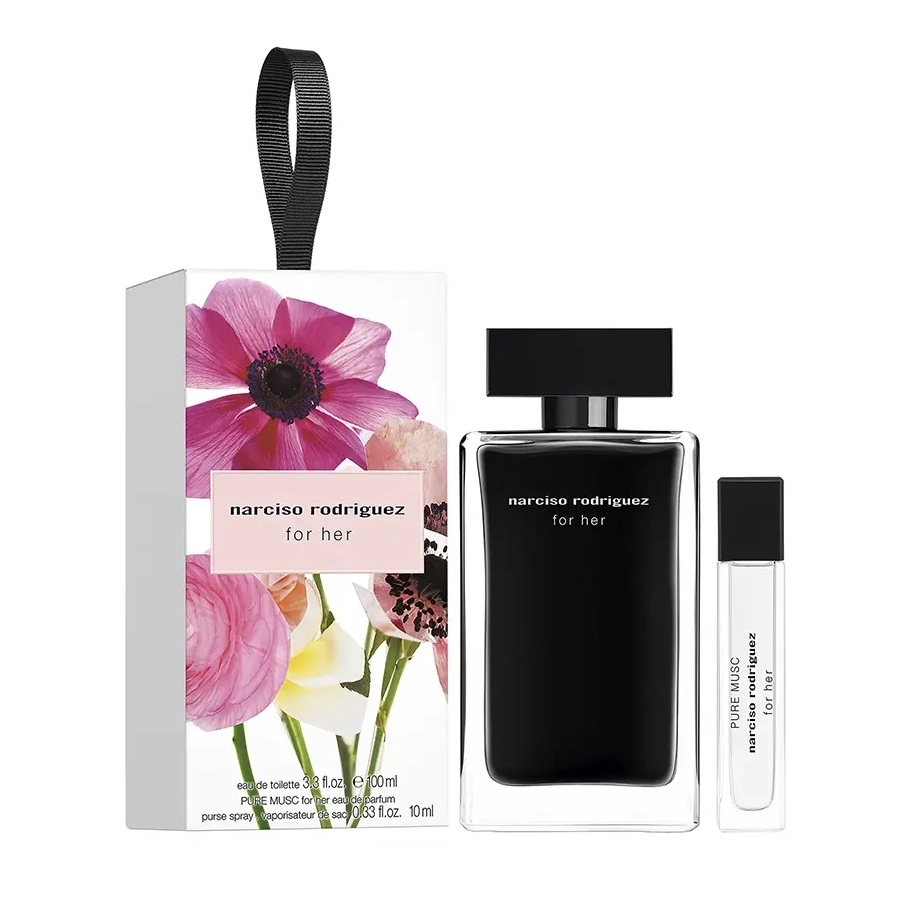 Narciso Rodriguez Zestaw For Her woda toaletowa spray 100ml + Pure Musc For Her woda perfumowana spray 10ml