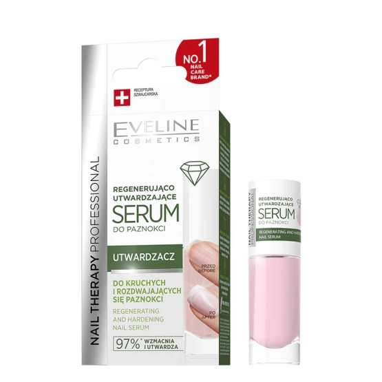 Eveline Cosmetics Nail Therapy Professional Regenerujące Serum do Paznokci - Utwardzacz 8 ml