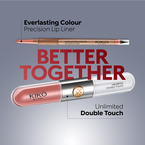 KIKO Milano Unlimited Double Touch dwuetapowa płynna pomadka do ust 101 Soft Rose 6ml