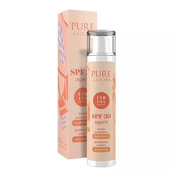 Clochee PURE SPF 30 AGENT Krem protektor - wygładzenie 50ml