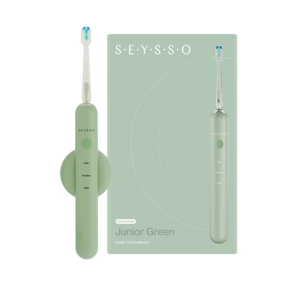SEYSSO Junior Green Szczoteczka soniczna w kolorze zielonym