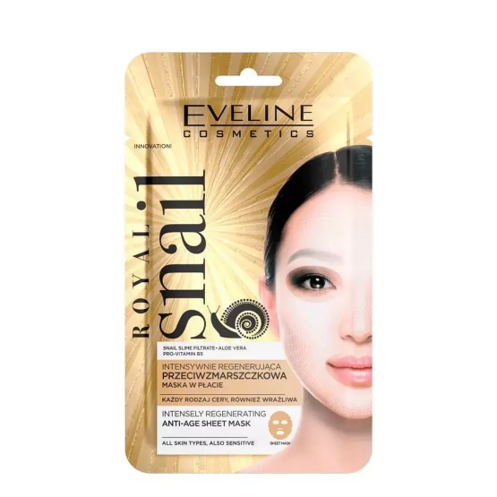 Eveline Cosmetics ROYAL SNAIL Maska płachtowa