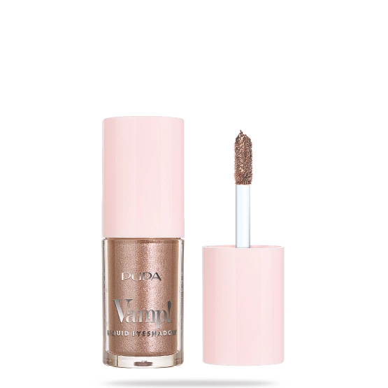 Pupa Milano VAMP! Liquid Eyeshadow - Cień do powiek w płynie Greige Sparkling 4 ml