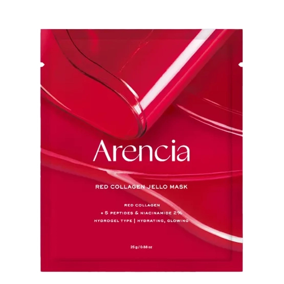 Arencia Red Collagen Jello Mask - Kolagenowa Maseczka Żelowa 1szt.
