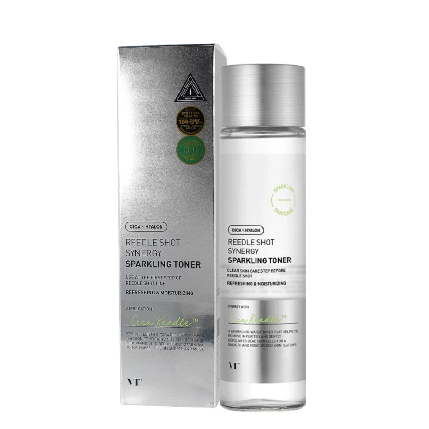 VT Cosmetics Reedle Shot Synergy Sparkling Toner Wygładzający tonik do twarzy z peptydami 150ml