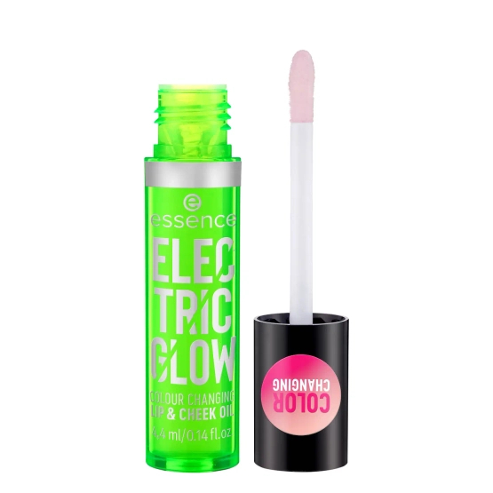 ESSENCE Electric Glow Olejek zmieniający kolor do ust i policzków 4,4 ml