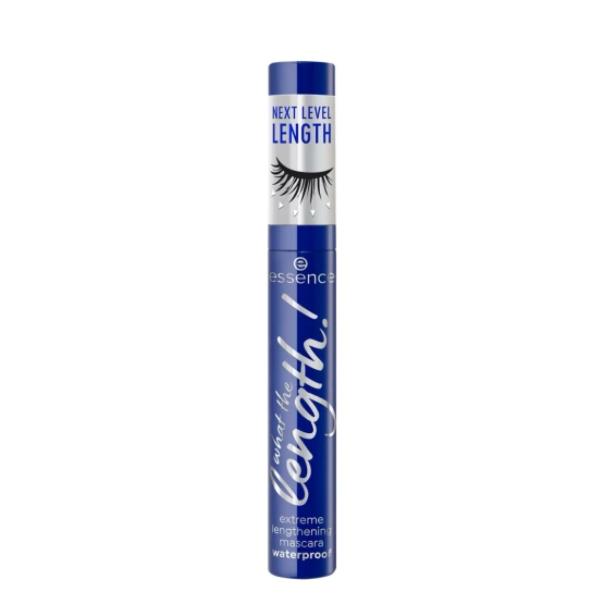 essence What The Length! Extreme Lengthening Mascara Waterproof - Wodoodporny wydłużający tusz do rzęs 02 Black Waterproof