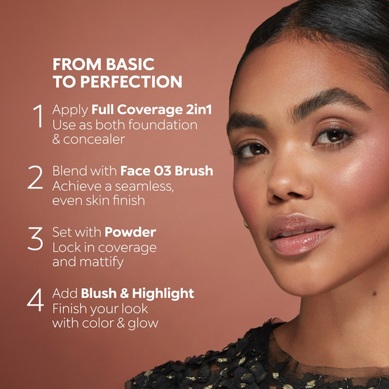 KIKO Milano Full Coverage 2-In-1 Foundation & Concealer mocno kryjący podkład i korektor 2 w 1 Neutral 60 25ml