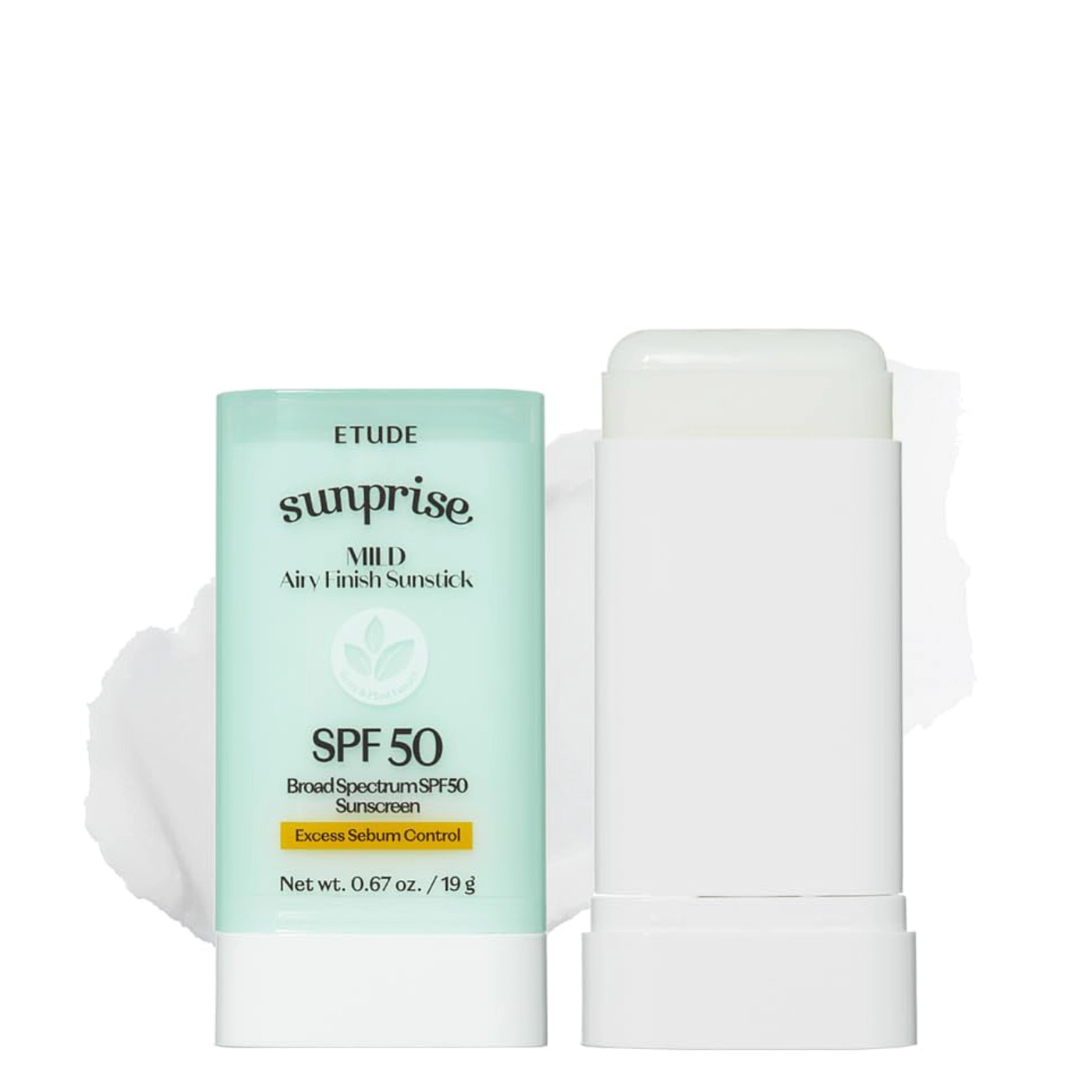 Etude House Sunprise Mild Airy Finish Sunstick SPF50+ PA+++ - Mineralny filtr przeciwsłoneczny SPF50+ 19g