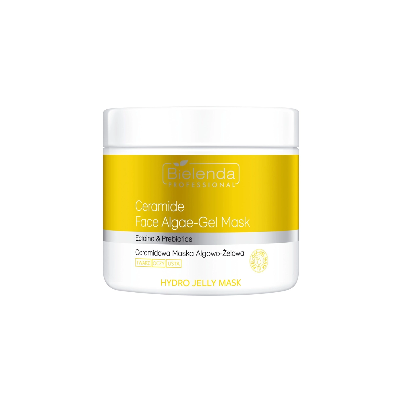 Bielenda Professional HYDRO JELLY MASK Odżywcza maska algowo–żelowa Ceramidy & Prebiotyki 190 g