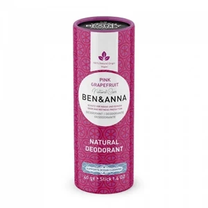 BEN&ANNA Naturalny dezodorant Pink Grapefruit (sztyft kartonowy), 40 g