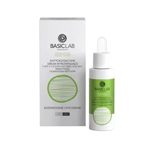 BasicLab Antyoksydacyjne serum wyrównujące z wit. c 20% 30ml