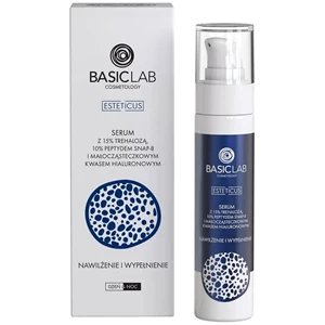 BasicLab Cosmetology  Specjalistyczne serum z 15% Trehalozą, 10% peptydem SNAP-8 i małocząsteczkowym kw. hialuronowym 50 ml