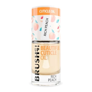 BrushUp! Oliwka do skórek Beautiful Cuticle Oil - Rich Peach 6ml