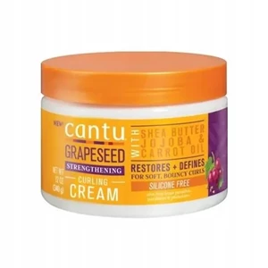 Cantu Grapeseed Strengthening Curling Cream - krem stylizujący do włosów 340 g
