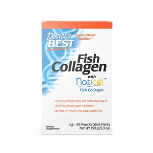 Doctor's Best Fish Collagen with Naticol 5g (Kolagen) Zdrowa skóra i paznokcie 30 saszetek
