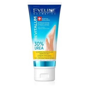 Eveline Cosmetics REVITALUM Intensywne zmiękczenie 30% urea skarpetki złuszczające nawilżający krem-maska na zrogowacenia 100 ml 