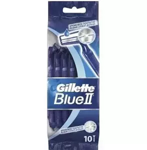 Gillette Blue II Chromium jednorazowe maszynki do golenia dla mężczyzn 10szt