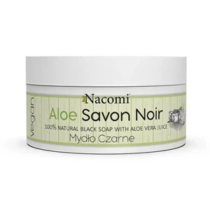 Nacomi Aloe Savon Noir, Aloesowe mydło czarne 125g 