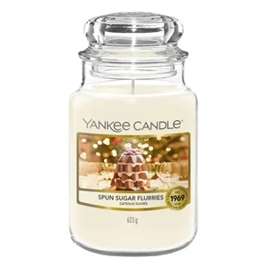 Yankee Candle Duża świeca w słoiku SPUN SUGAR FLURRIES