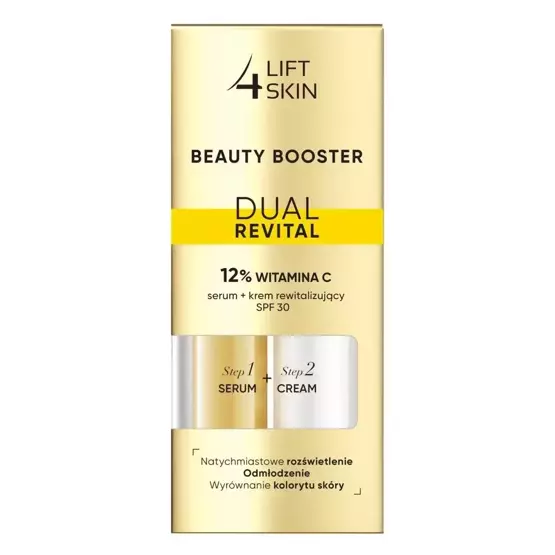 Lift4Skin Beauty Booster Dual Revital 12% Witamina C serum + krem rewitalizujący SPF30+