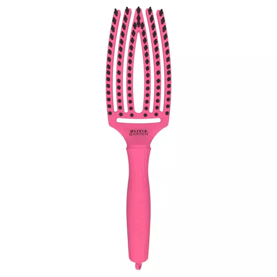 Olivia Garden Szczotka do włosów Finger Brush Amour - Hot Pink