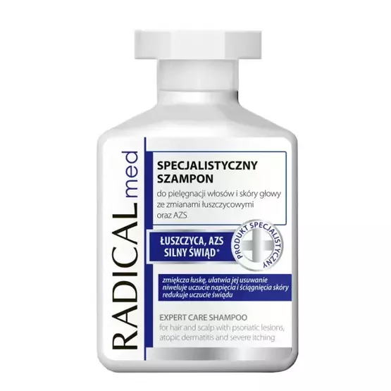 RADICAL Med Specjalistyczny szampon do pielęgnacji włosów i skóry głowy ze zmianami łuszczycowymi oraz AZS 300ml