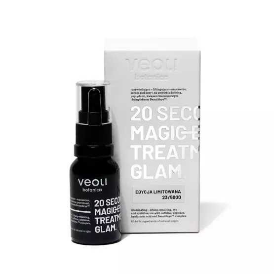 Veoli Botanica 20 Seconds Magic Eye Treatment GLAM Rozświetlająco-liftingująco-naprawcze serum pod oczy i na powieki 15ml