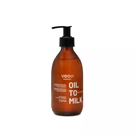 Veoli Botanica Oil to Milk Nawilżająco-transformujący olejek myjący 290ml